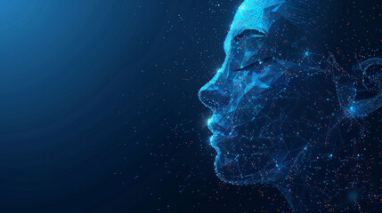 Contemporary digital art showcasing advanced technology, AI elements, and sleek, cutting-edge visuals in a futuristic style.