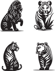 tiger bundle art ilastration