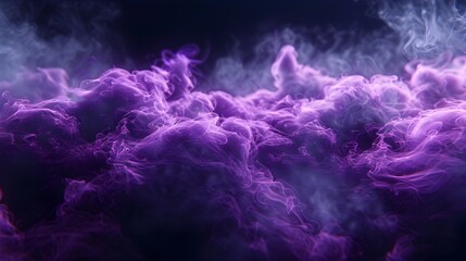 Ethereal Purple Smoke Cloud in Engine Render