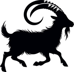 goat Vector,  goat vector illustration, goat emblem design, Goat silhouette