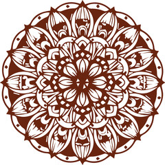 Beautiful mandala art, vector mandala design