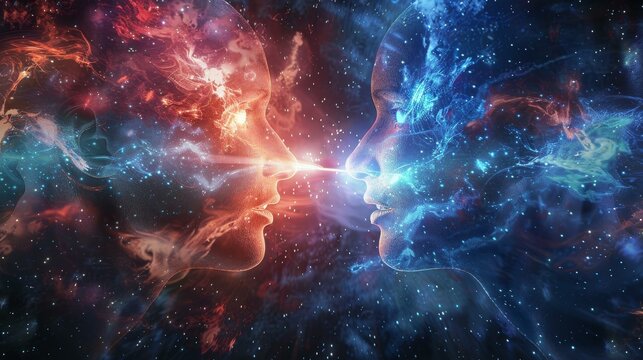 Experience instant emotion sharing through a telepathic link.