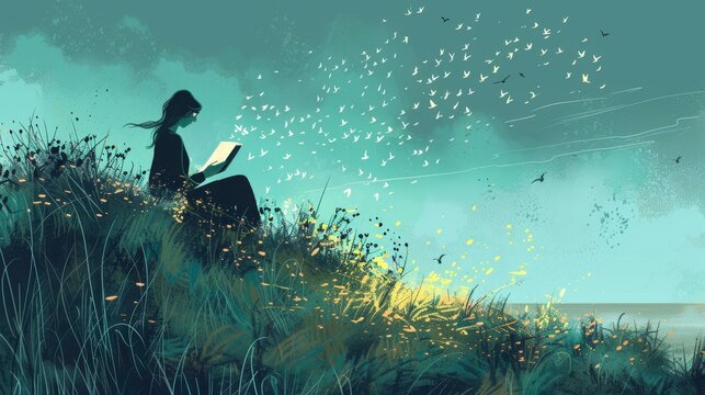 A writer crafts stories with nonlinear timelines for a unique narrative experience.