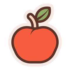 apple fruit sticker