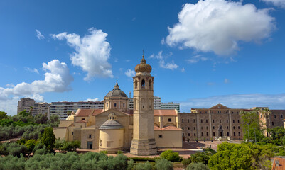 Cathedral of Santa Maria Assunta in the center of Oristano city