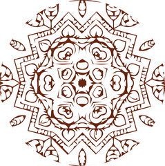 Beautiful mandala art, vector mandala design