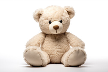 Obraz premium toy bear on a white background. Generative Ai