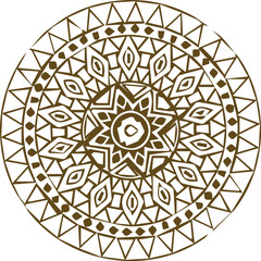 Beautiful mandala art, vector mandala design