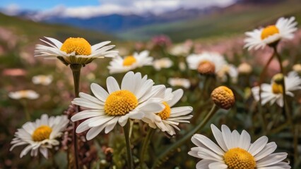 Fototapeta premium Alpine Meadow Blooms