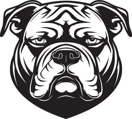 Vector of a dog head