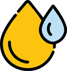 Drops of liquid icon