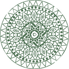 Beautiful mandala art, vector mandala design
