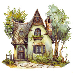 Fairytale cottage in a lush forest - 1