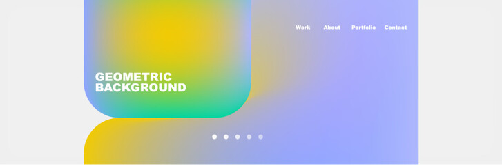 Arrows and squares with bright colors and round angles. Vector Illustration For Wallpaper, Banner, Background, Card, Book Illustration, landing page