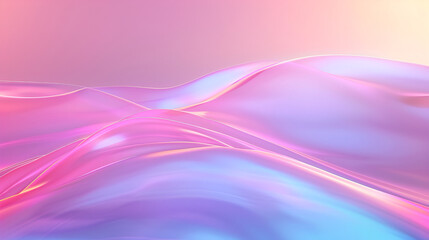 Holographic iridescent surface, wrinkled foil, Hologram background, Abstract neon glow background, Abstract pastel holographic textured background