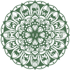 Beautiful mandala art, vector mandala design