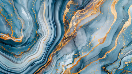 Obraz premium swirls of multi color marble, liquid marble texture, Abstract blush liquid watercolor background with golden lines, dots and stains, Pastel marble alcohol ink drawing effect