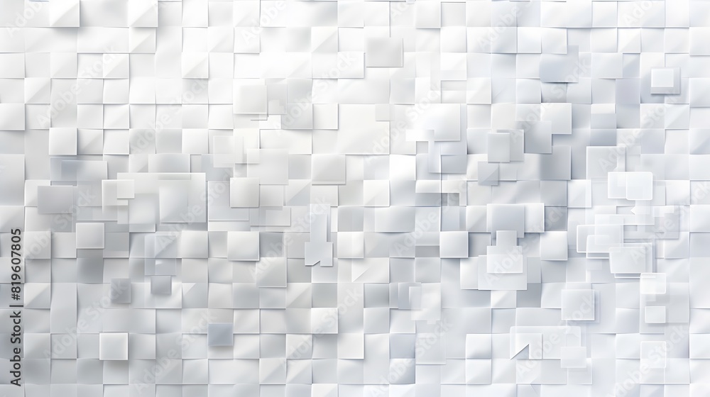 Poster vector abstract elegant white and grey background. abstract white pattern. squares texture