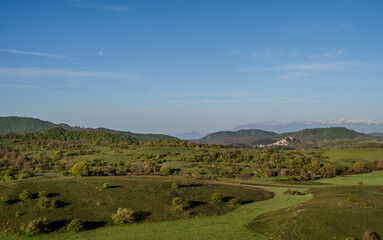 Molise, Italy. Spring landscapes
