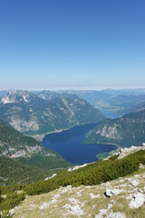 The view from Krippenstein mountain, Austria