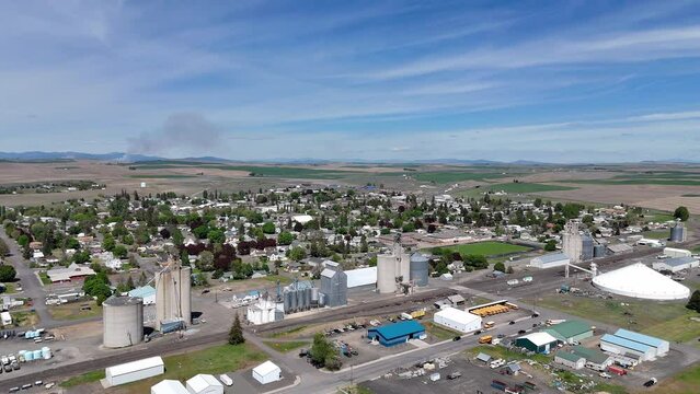 davinport washington aerial view summer