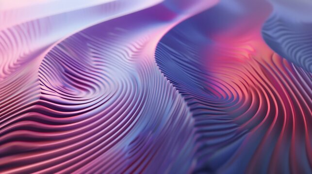 Smooth ripple effects in gradient colors, giving an impression of fluidity and movement