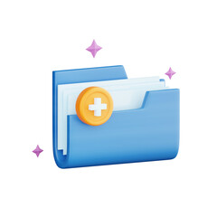 Blue 3D Folder Icon