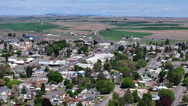 davinport washington aerial view summer
