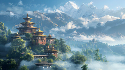 Exploring the Serene Enclaves: Unveiling Nepal s Secluded Monasteries amidst the Himalayas