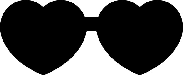 glasses silhouette. 
sunglasses silhouette vector.