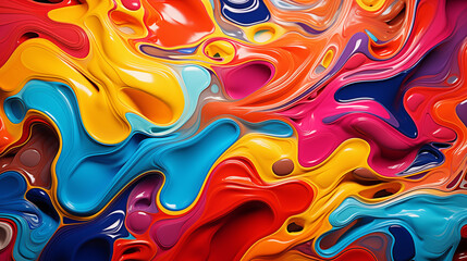 Background from colored stains and bubbles. Texture and background