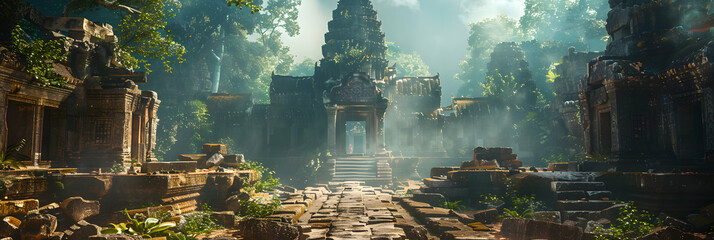 Discover the Hidden Wonders: Photo realistic Secret Temples in Cambodia   Explore Cambodias mystic ancient sites in the jungle