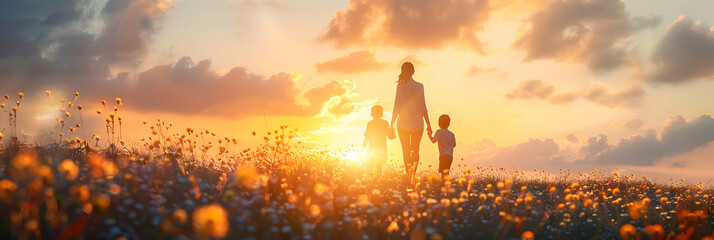 Stronger Together: Single Parent Family Bonding   Life Insurance Guarantees Financial Security for a Bright Future