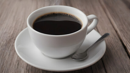 Fototapeta premium cup of coffee on table