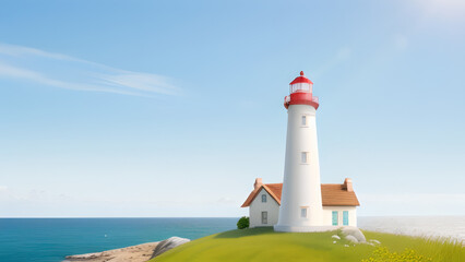 Sunny Day at the Lighthouse
