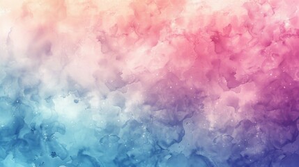Blue and pink background with floating bubbles