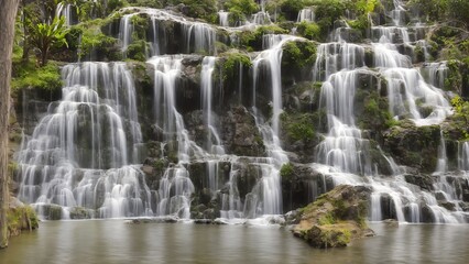 Fototapeta premium waterfall in the forest
