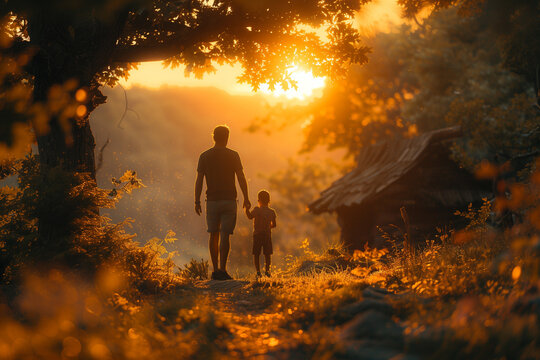 Capturing heartfelt father-child bonding moments, Fathers day, world's fathers day. 