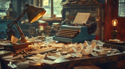 A copywriter crafts persuasive ad copy that resonates with target audiences and inspires action, whether it's making a purchase or signing up for a newsletter.