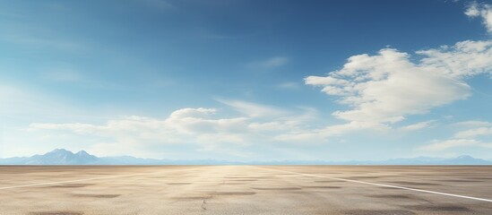 Uneven roads lack smooth track with potential for copy space image