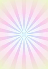 Purple and yellow Pastel Gradient Fusion White Rays and Radial Circle Vertical Background, Sunburst White Rays Vertical Background