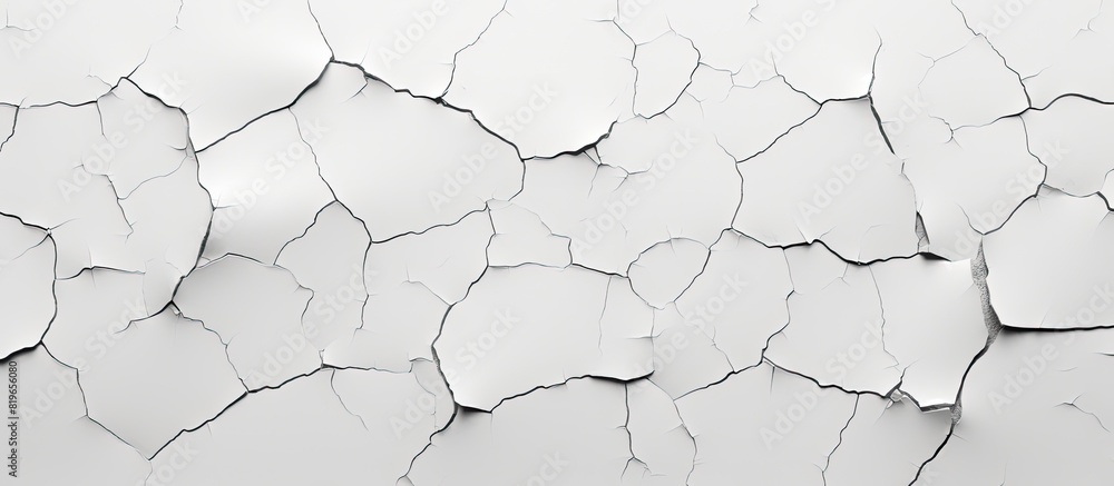 Poster abstract white vintage background with cracked texture on a white backdrop perfect for adding copy s