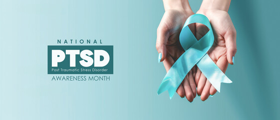 National PTSD awareness month banner
