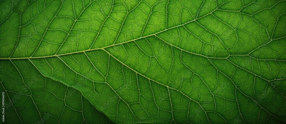 Poster macro photograph of green leaf structure with intricate details on a textured background ideal for a