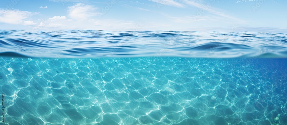 Canvas Prints The clear and refreshing waters provide a copy space image