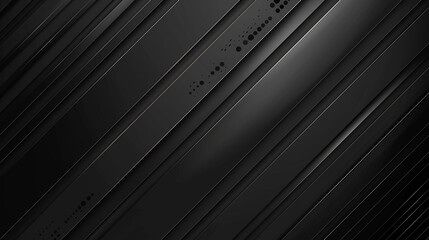 Obraz premium Black Modern creative square strip line premium gradient background.