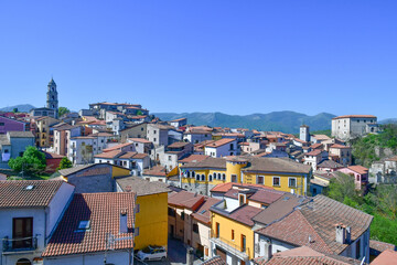 The village of Satriano di Lucania in Basilicata, Italy.
