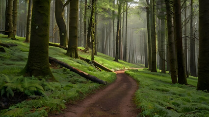 Obraz premium path in the woods