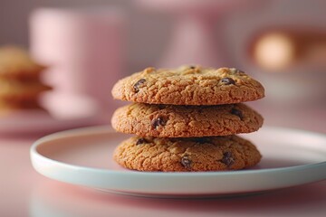 Various crumbl cookies professional advertising food photography