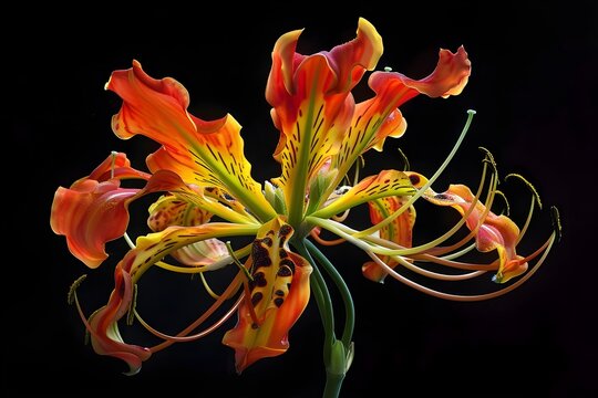 Gloriosa superba (flame lily)
